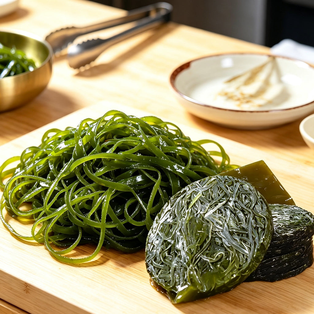 Fresh Kelp Ribbons, Sheets & Cubes