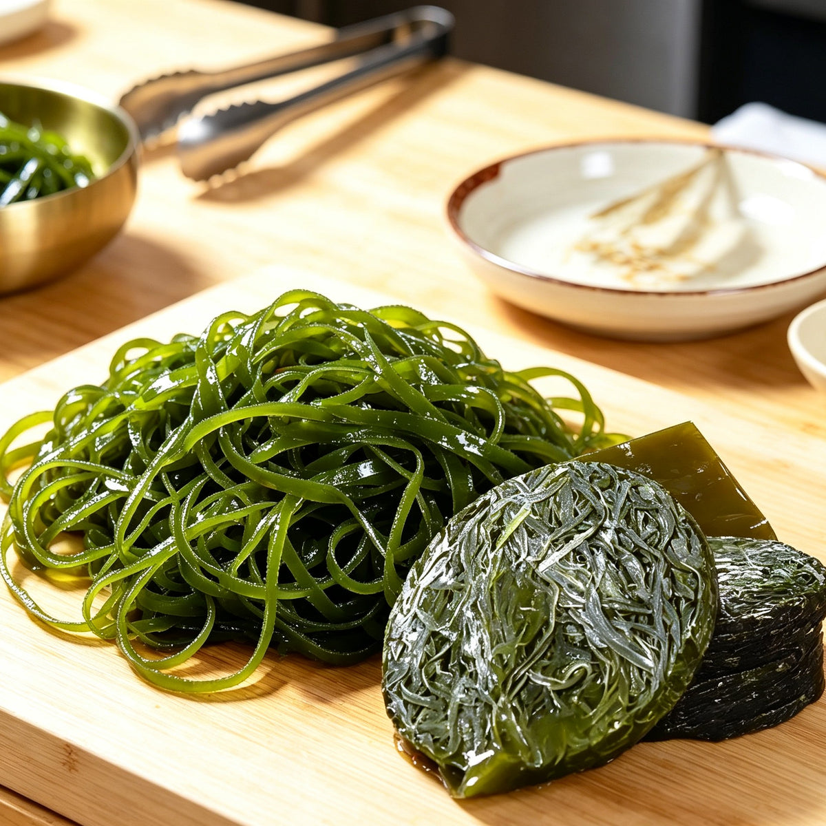 Fresh Kelp Ribbons, Sheets & Cubes