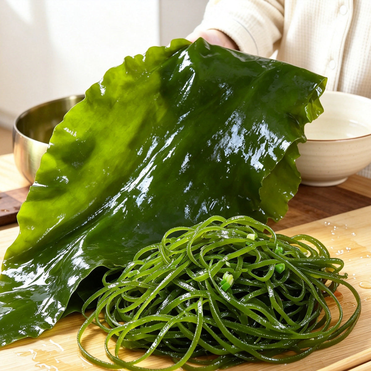 Fresh Kelp Ribbons, Sheets & Cubes