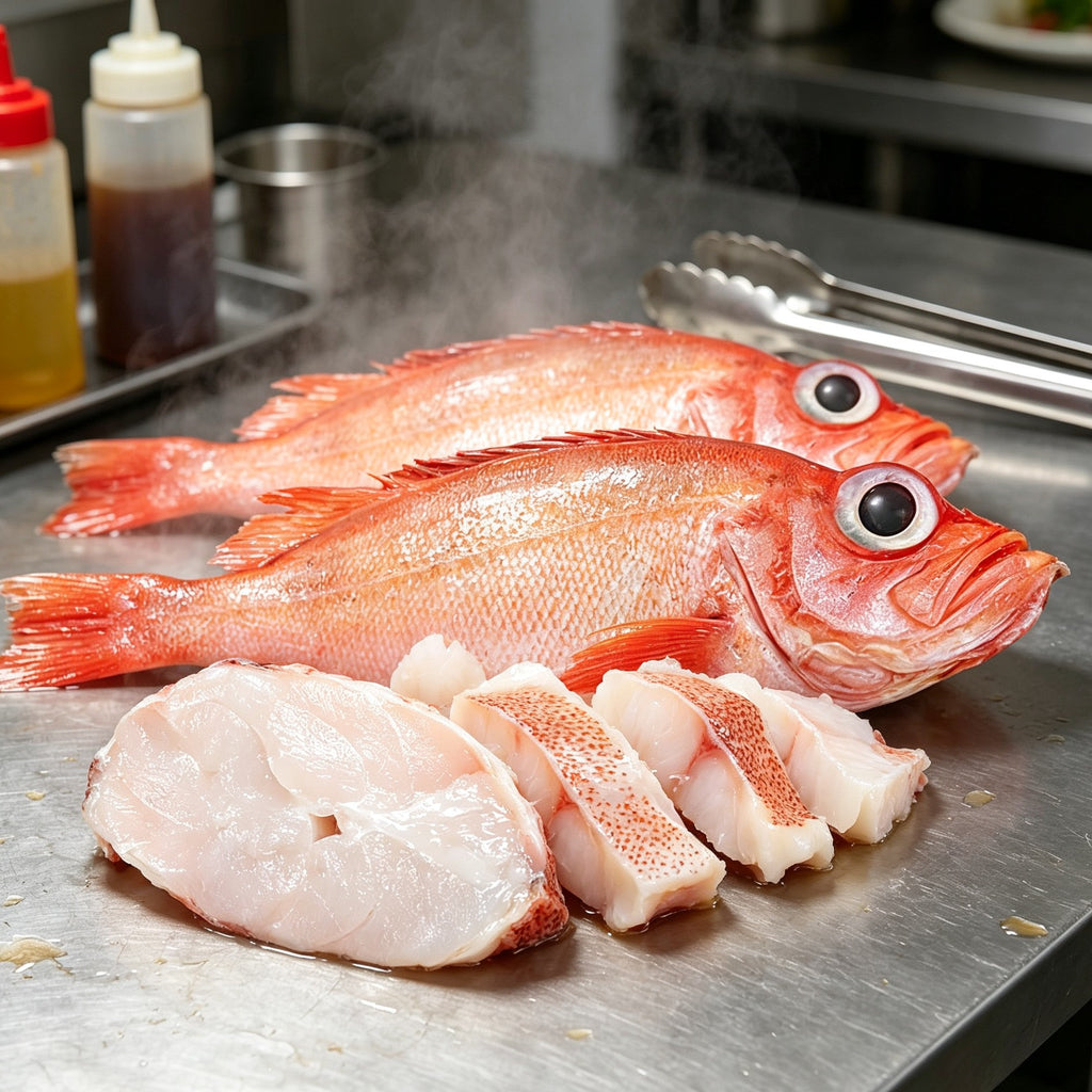 Fresh Red Snapper Pieces for Steaming