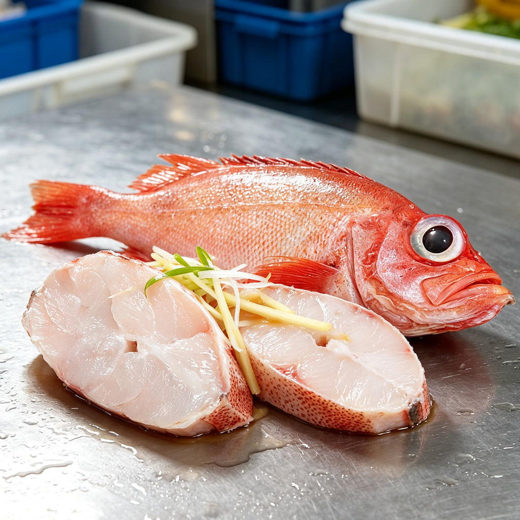 Fresh Red Snapper Pieces for Steaming