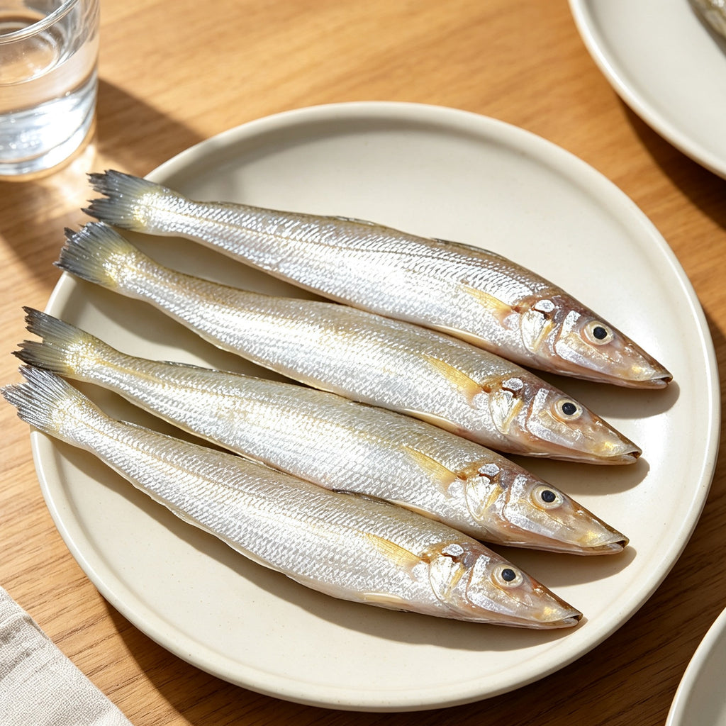 Fresh Whole Sardines, Ready to Cook