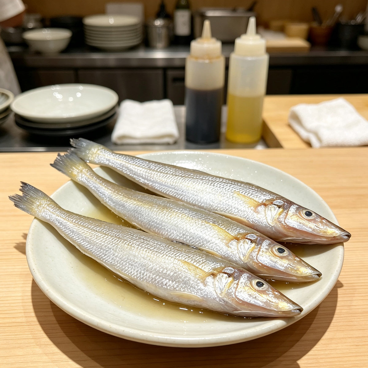 Fresh Whole Sardines, Ready to Cook